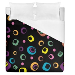 Abstract Background Retro Duvet Cover (queen Size) by Sapixe