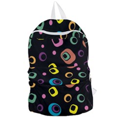 Abstract Background Retro Foldable Lightweight Backpack by Sapixe