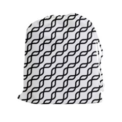 Diagonal Stripe Pattern Drawstring Pouch (xxl)