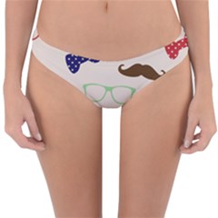 Moustache Hat Bowler Bowler Hat Reversible Hipster Bikini Bottoms