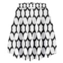 Pattern Star Repeating Black White High Waist Skirt View2