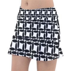 Ellipse Pattern Background Tennis Skirt
