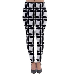 Ellipse Pattern Background Lightweight Velour Leggings