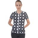 Ellipse Pattern Background Short Sleeve Zip Up Jacket View1