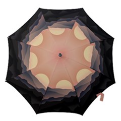 Sunset Sky Sun Graphics Hook Handle Umbrellas (small) by HermanTelo