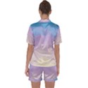 Sunrise Sunset Colours Background Satin Short Sleeve Pyjamas Set View2