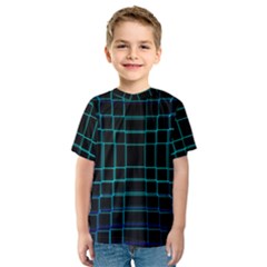 Texture Lines Background Kids  Sport Mesh Tee