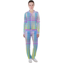 Texture Abstract Squqre Chevron Casual Jacket And Pants Set