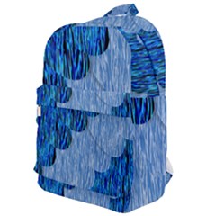 Texture Surface Blue Shapes Classic Backpack