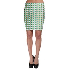 St-patricks Day Background Ireland Bodycon Skirt