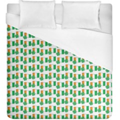 St-patricks Day Background Ireland Duvet Cover (king Size) by HermanTelo