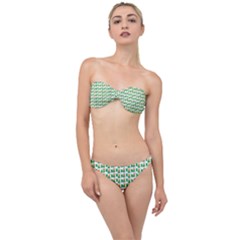 St-patricks Day Background Ireland Classic Bandeau Bikini Set