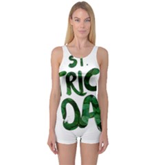 St Patrick s Day One Piece Boyleg Swimsuit by HermanTelo