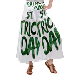 St Patrick s Day Satin Palazzo Pants by HermanTelo