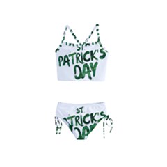 St Patrick s Day Girls  Tankini Swimsuit by HermanTelo