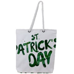 St Patrick s Day Full Print Rope Handle Tote (large)