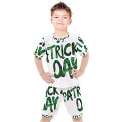 St Patrick s Day Kids  Tee And Shorts Set