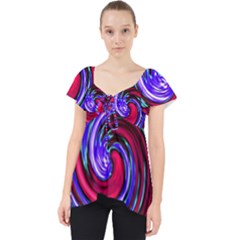 Swirl Vortex Motion Lace Front Dolly Top