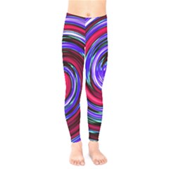 Swirl Vortex Motion Kids  Legging by HermanTelo