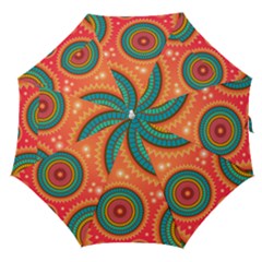 Texture Mosaic Pink Straight Umbrellas