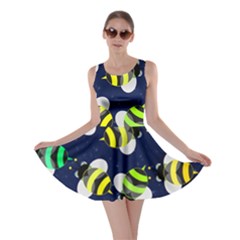 Textured Bee Skater Dress by HermanTelo
