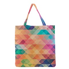 Texture Triangle Grocery Tote Bag
