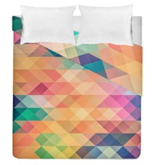 Texture Triangle Duvet Cover Double Side (queen Size)