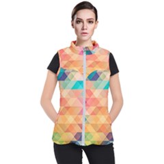 Texture Triangle Women s Puffer Vest