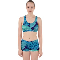 Tropical Greens Leaves Banana Work It Out Gym Set