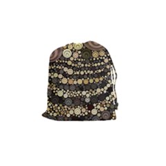Vintage Style Drawstring Pouch (small)