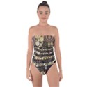 Vintage Style Tie Back One Piece Swimsuit View1