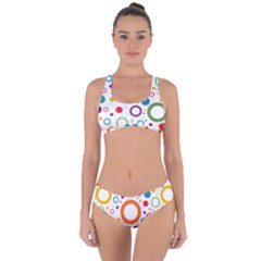 Wallpaper Circle Criss Cross Bikini Set