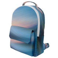 Wave Background Flap Pocket Backpack (small) by HermanTelo