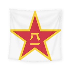 Emblem Of People s Liberation Army  Square Tapestry (small) by abbeyz71