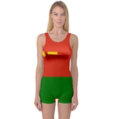 Flag Of People s Liberation Army Ground Force One Piece Boyleg Swimsuit by abbeyz71