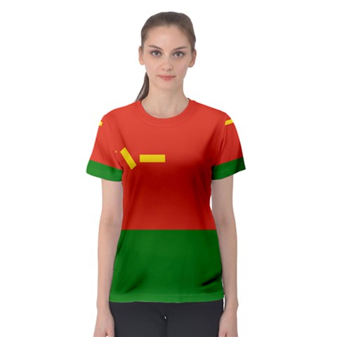 Flag Of People s Liberation Army Ground Force Women s Sport Mesh Tee by abbeyz71