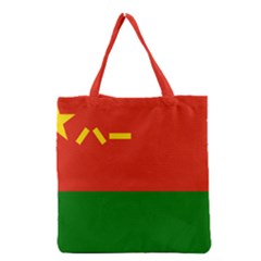 Flag Of People s Liberation Army Ground Force Grocery Tote Bag by abbeyz71