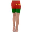 Flag of People s Liberation Army Ground Force Kids  Lightweight Velour Capri Yoga Leggings View4