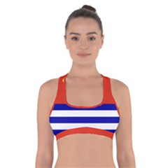 Naval Ensign Of People s Liberation Army Cross Back Sports Bra by abbeyz71