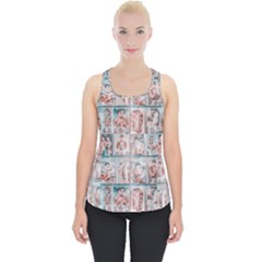 Asian Illustration Posters Collage Piece Up Tank Top by dflcprintsclothing