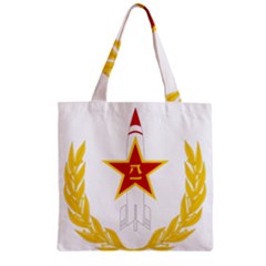 Badge of People s Liberation Army Rocket Force Zipper Grocery Tote Bag