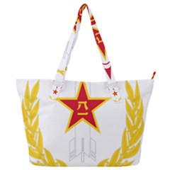 Badge of People s Liberation Army Rocket Force Full Print Shoulder Bag