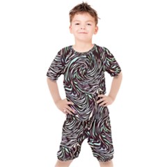 Stained Glass Kids  Tee And Shorts Set
