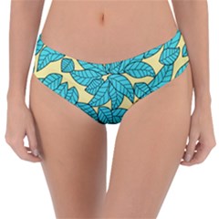 Leaves Dried Reversible Classic Bikini Bottoms