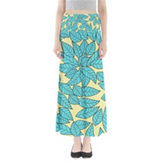 Leaves Dried Full Length Maxi Skirt