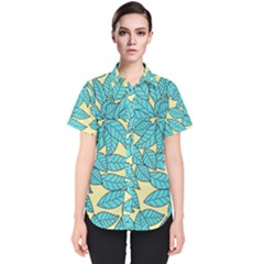 Leaves Dried Women s Short Sleeve Shirt