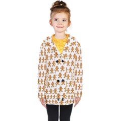 Gingerbread Men Kids  Double Breasted Button Coat by Mariart