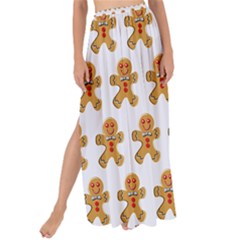 Gingerbread Men Maxi Chiffon Tie-up Sarong by Mariart