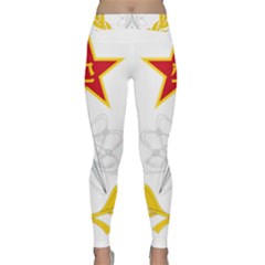 Badge Of People s Liberation Army Strategic Support Force Classic Yoga Leggings by abbeyz71