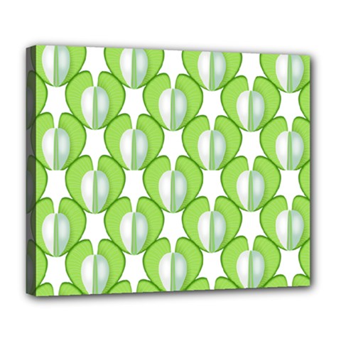 Herb Ongoing Pattern Plant Nature Deluxe Canvas 24  X 20  (stretched) by Alisyart